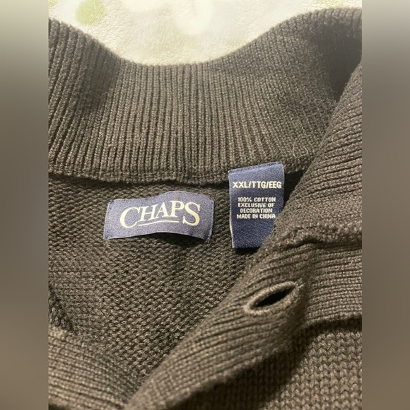 NWOT Chaps Collared Winter Christmas Sweater - Picture 4 of 4